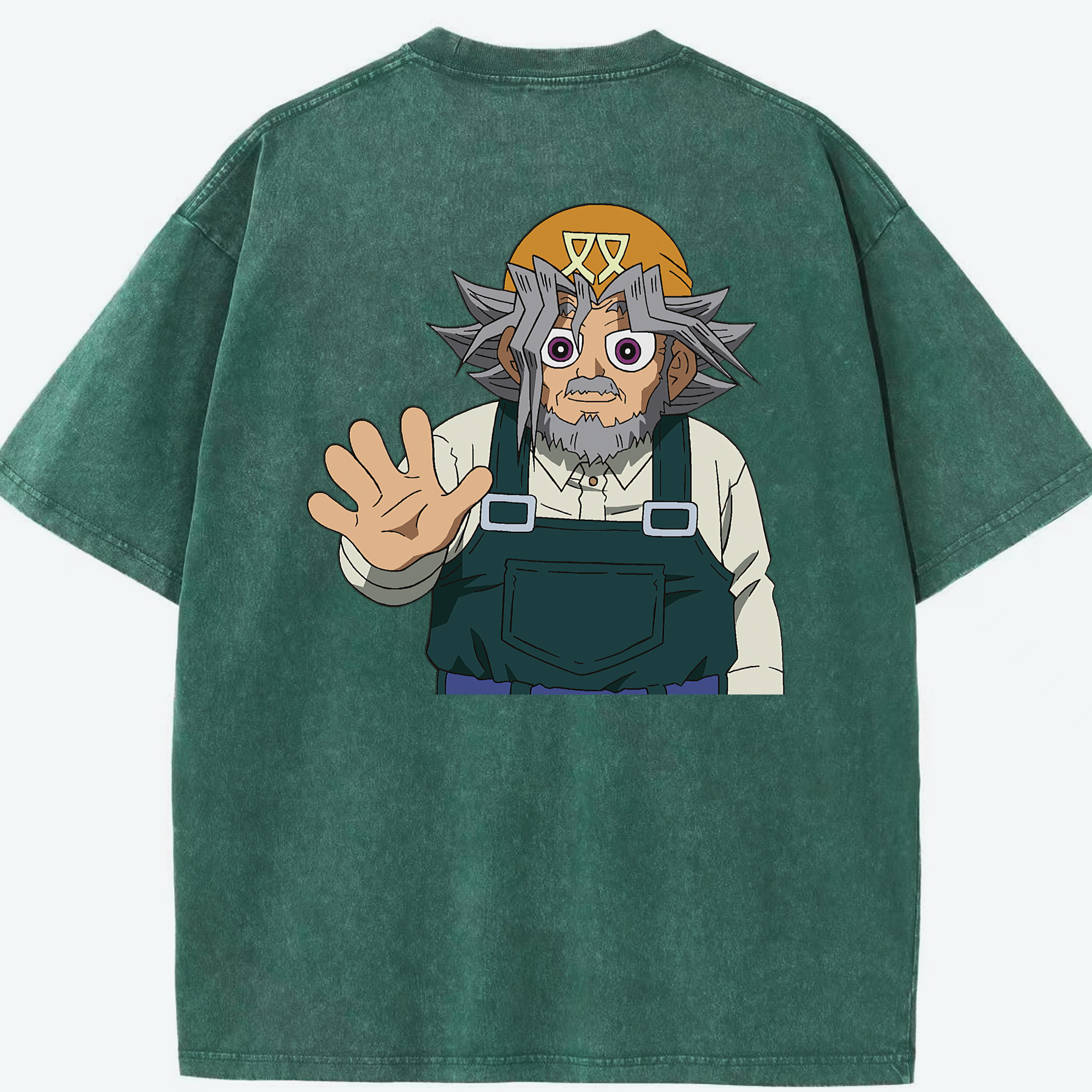 （画像用） 遊☆戯☆王 Yu-Gi-Oh! 綿100% ヴィンテージ風 半袖Tシャツ（背面プリント）